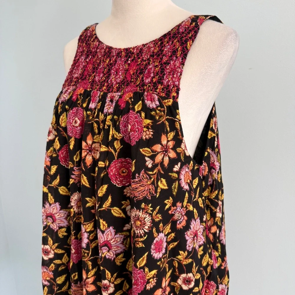 Free People Bohemian Floral Swing Dress Size XS‎